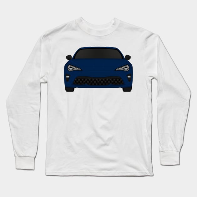 GT86 Dark-blue + black Long Sleeve T-Shirt by VENZ0LIC